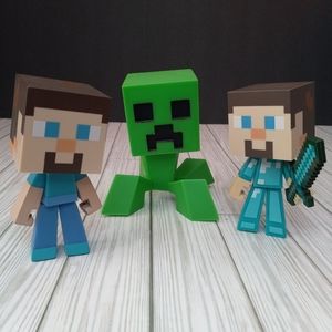 Minecraft Vinyl Figures Lot